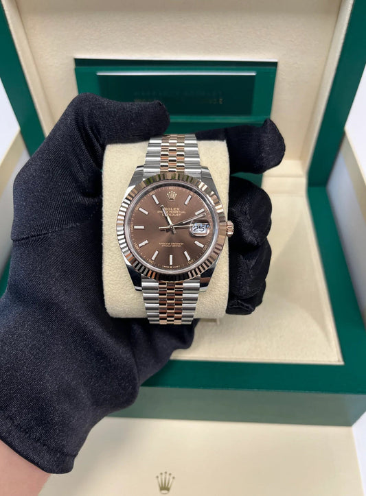 ROLEX DATEJUST JUBILEE CHOCOLATE