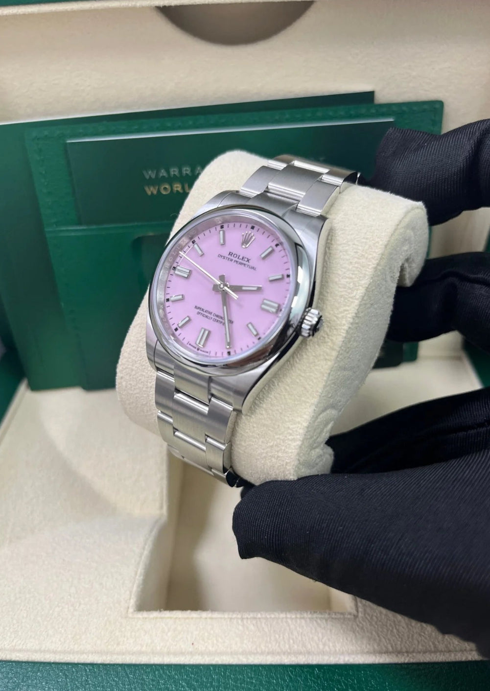 ROLEX OYSTER PERPETUAL PINK