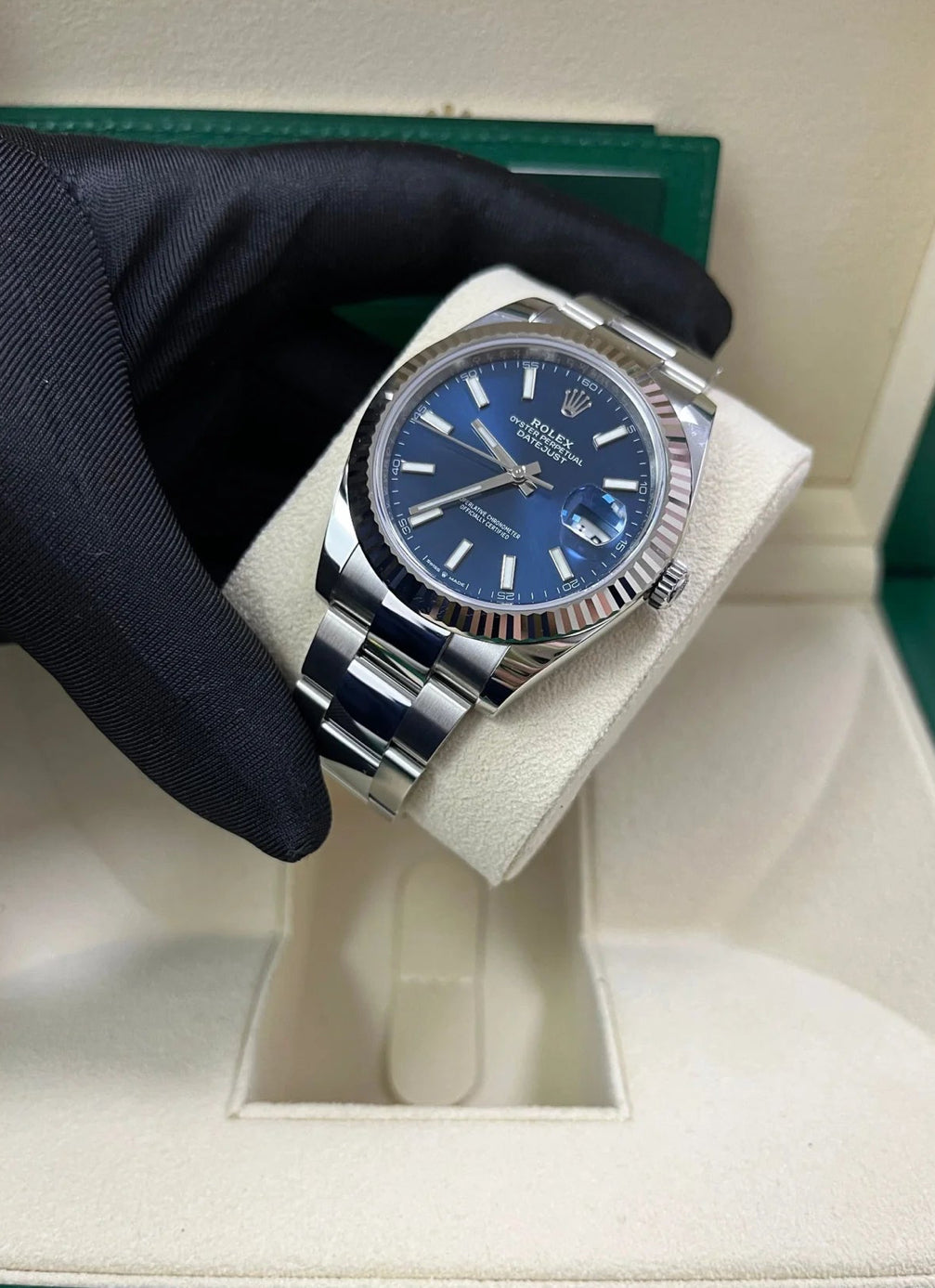 ROLEX DATEJUST OYSTER OCEAN BLUE