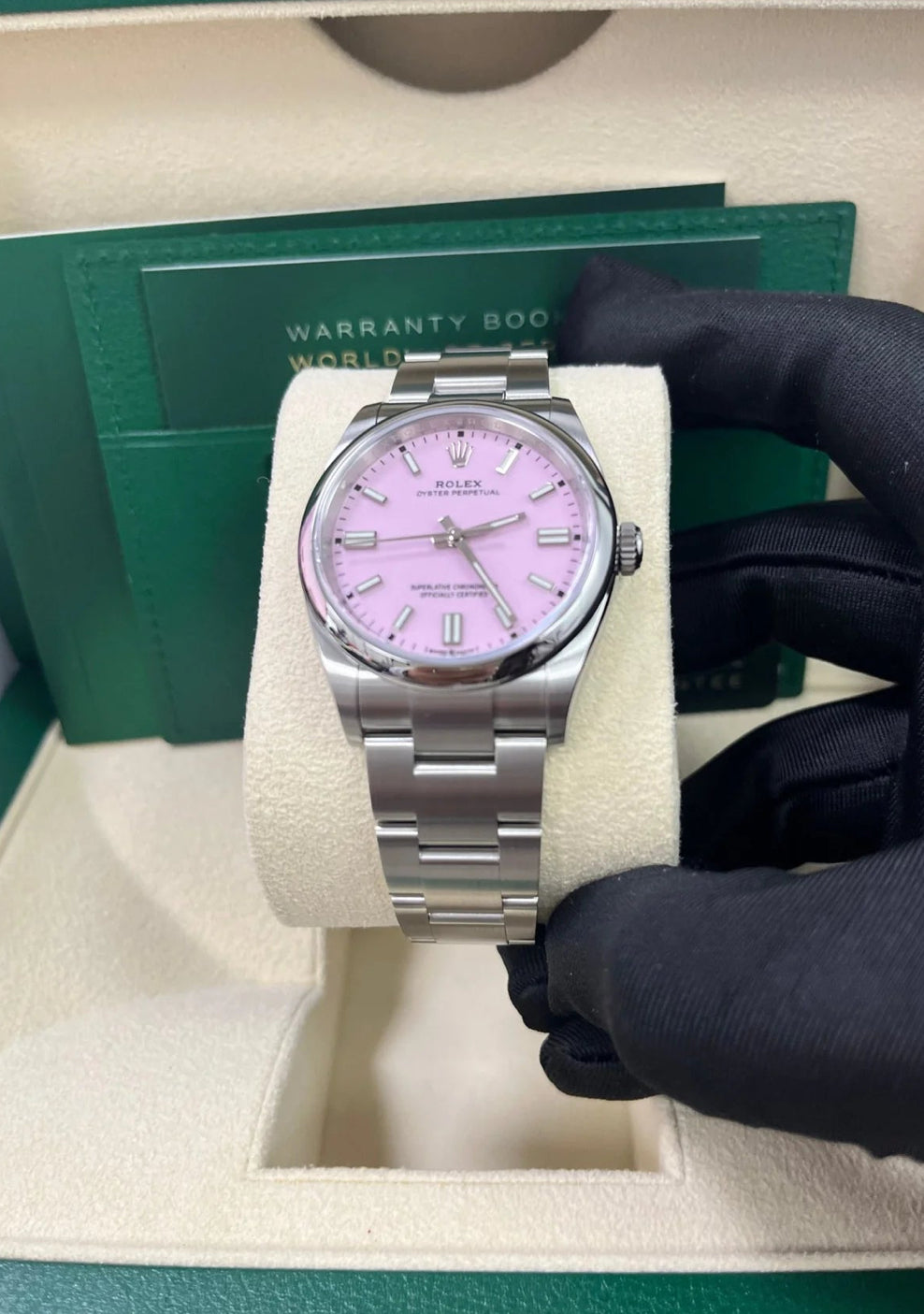ROLEX OYSTER PERPETUAL PINK