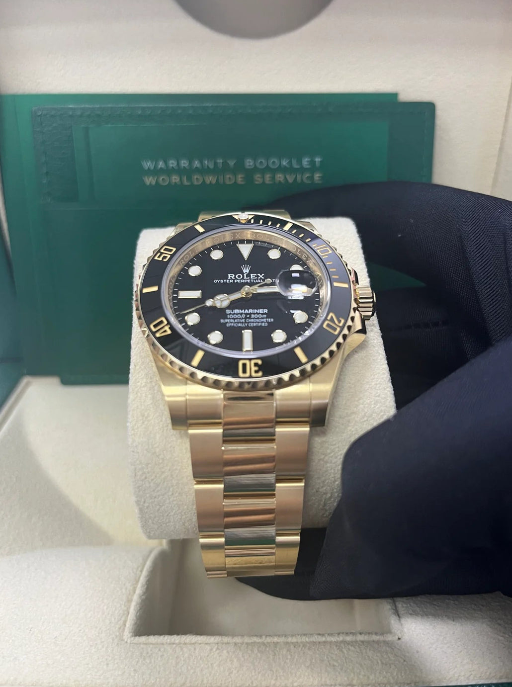 ROLEX SUBMARINER DATE FULL GOLD
