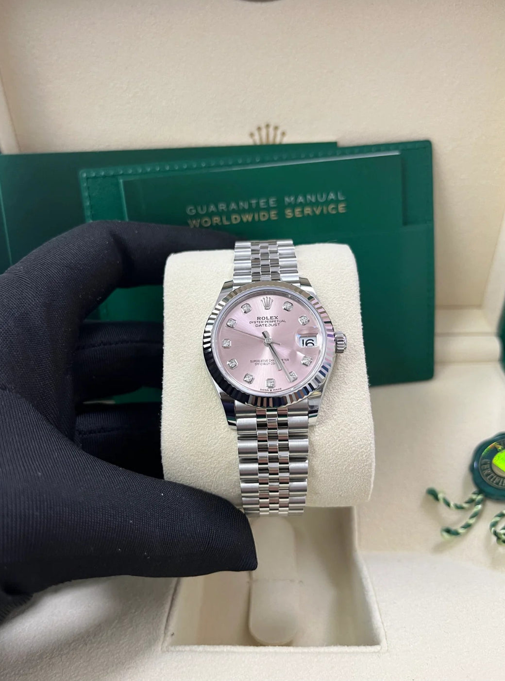 ROLEX DATEJUST JUBILEE "CANDY ROSE" DIAMOND