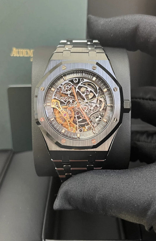 AUDEMARS PIGUET ROYAL OAK "SKELETON" BLACK