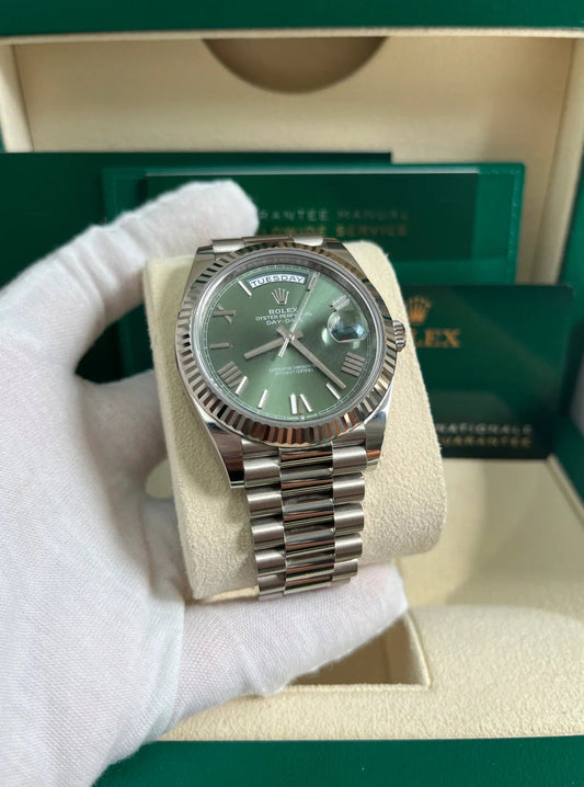 ROLEX DAY-DATE GREEN DIAL