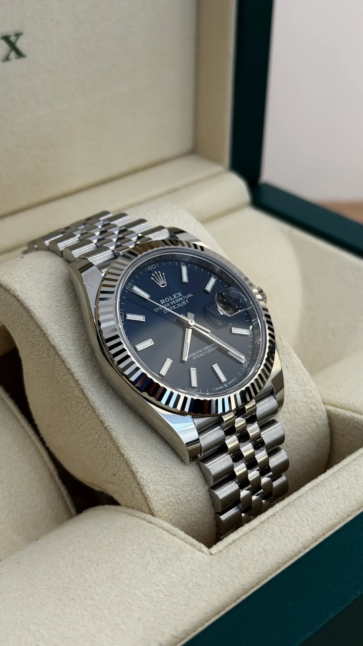ROLEX DATEJUST JUBILEE OCEAN BLUE