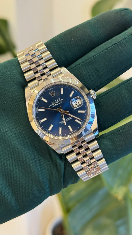 ROLEX DATEJUST JUBILÈE BLUE