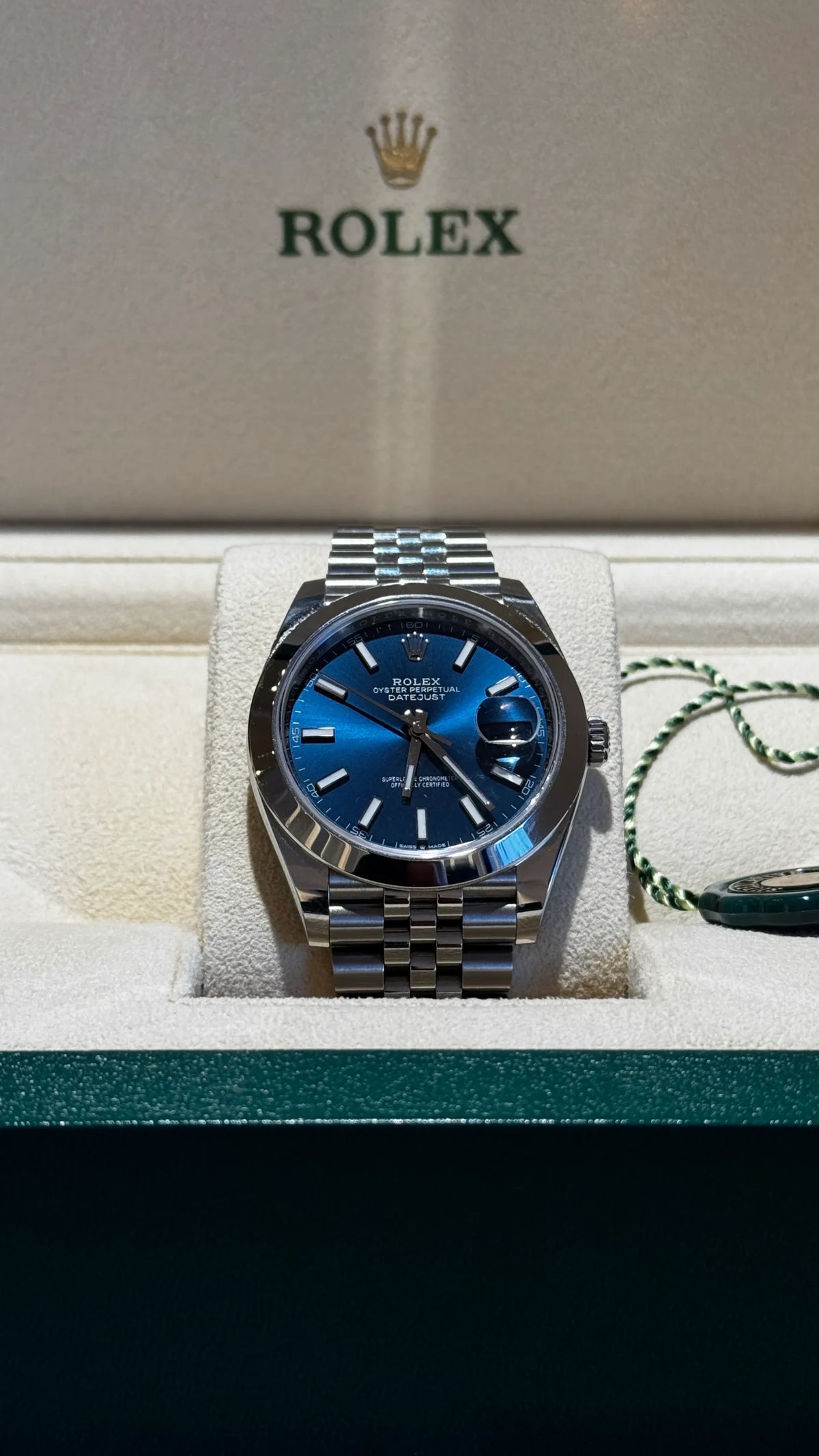 ROLEX DATEJUST JUBILÈE BLUE