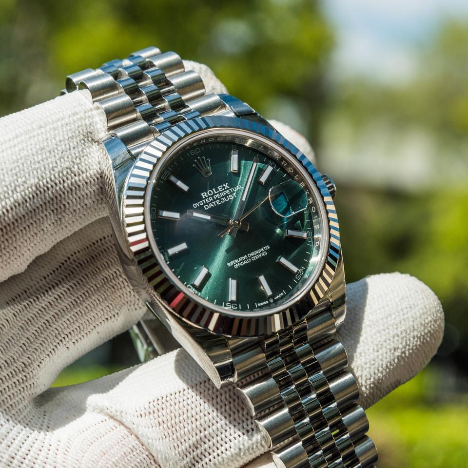 ROLEX DATEJUST JUBILEE MINT GREEN