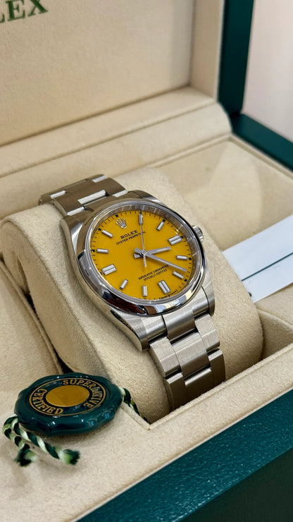 ROLEX OYSTER PERPETUAL YELLOW