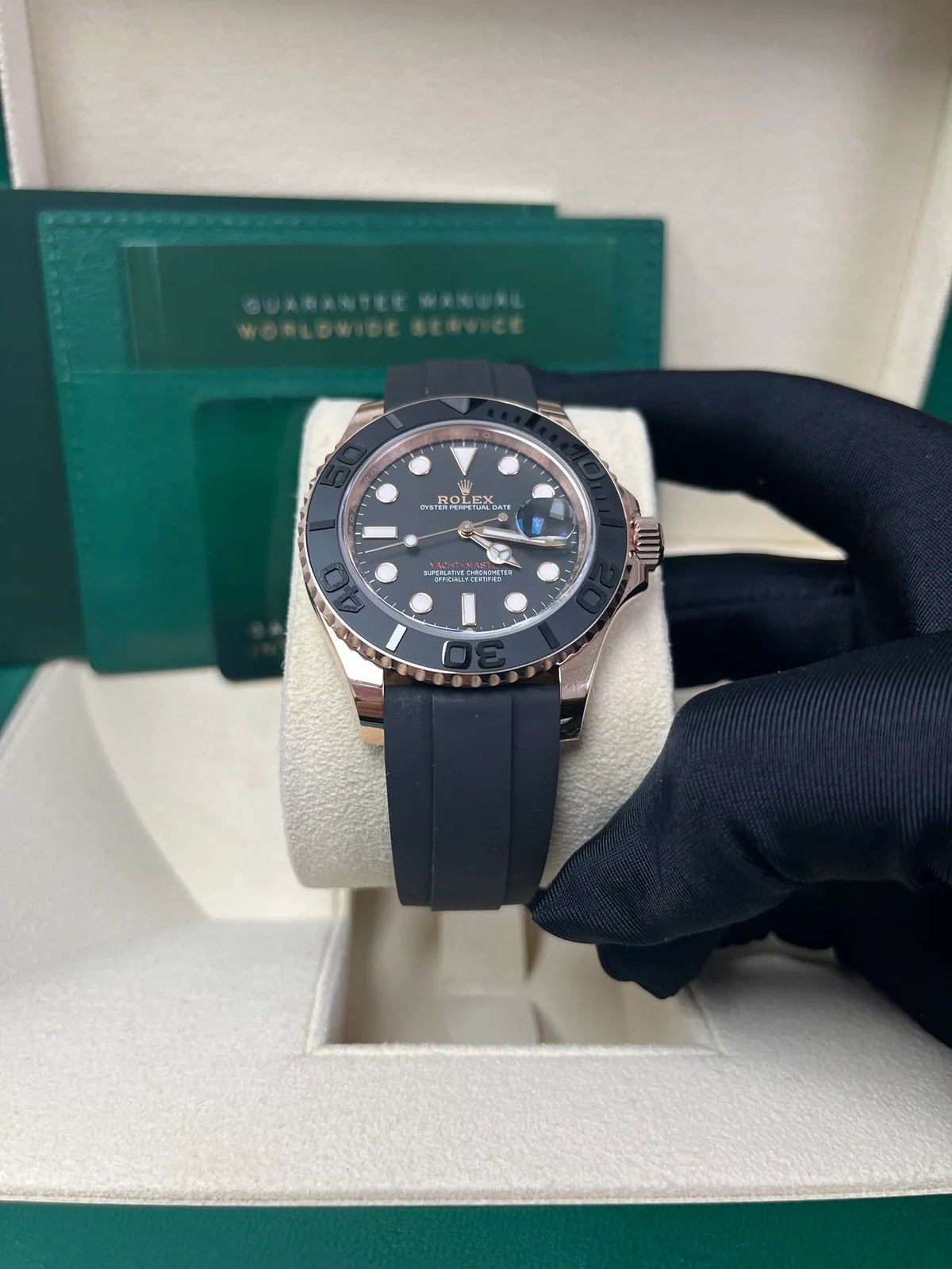 ROLEX YACHT-MASTER OYSTERFLEX ROSÈ GOLD