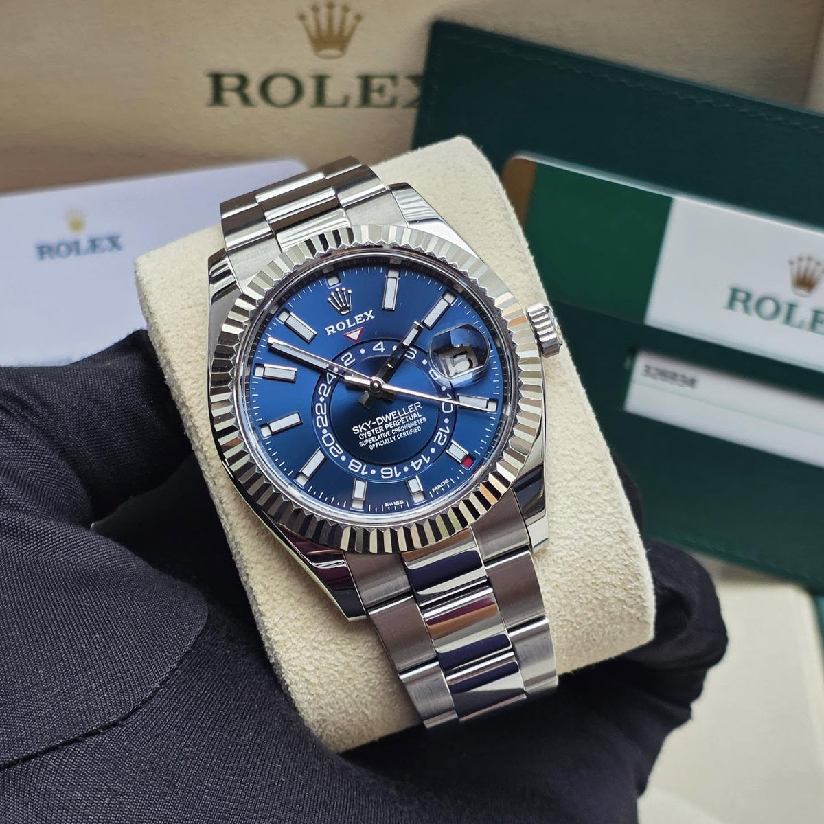 ROLEX SKY-DWELLER BLUE