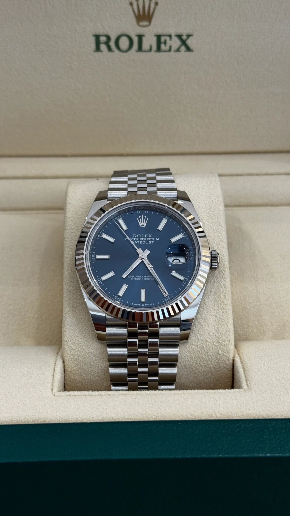 ROLEX DATEJUST JUBILEE OCEAN BLUE