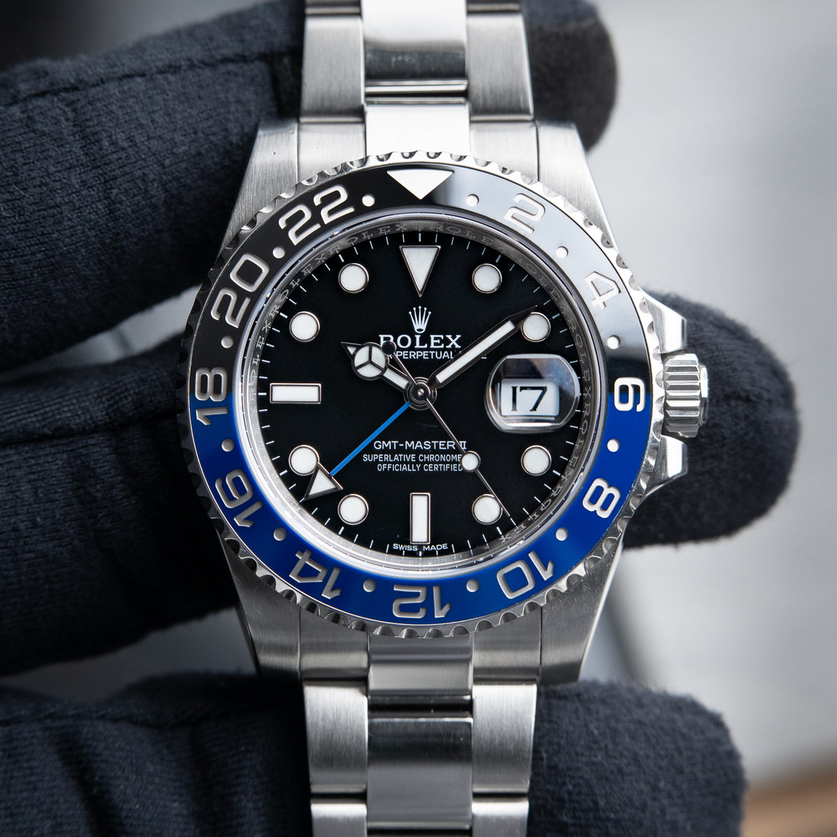 ROLEX GMT MASTER II BATMAN