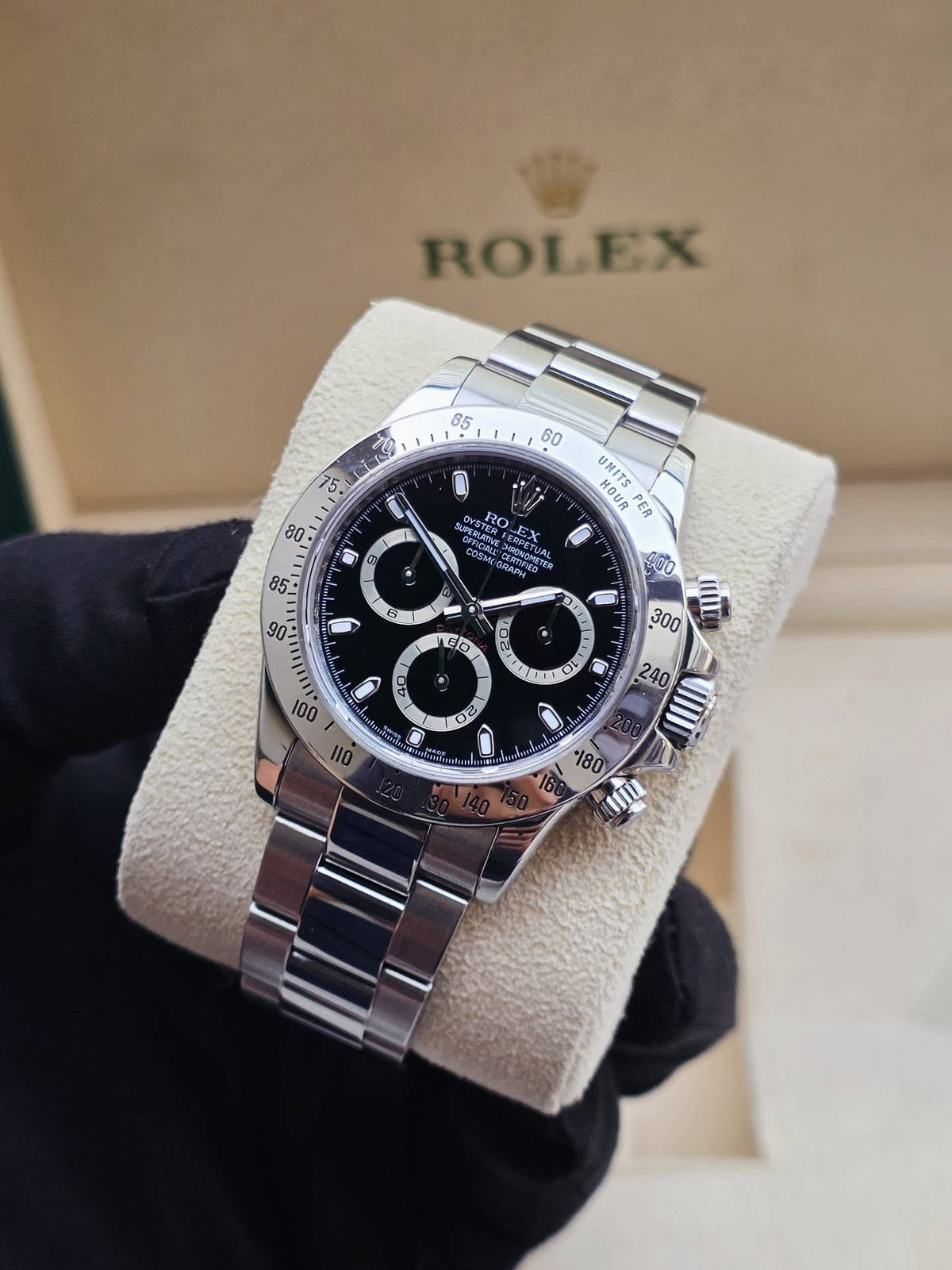 ROLEX DAYTONA BLACK DIAL