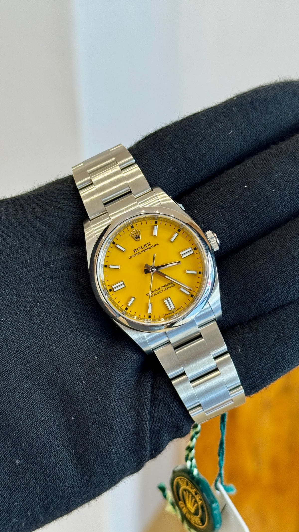 ROLEX OYSTER PERPETUAL YELLOW