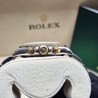 ROLEX DAYTONA BLACK AND GOLD