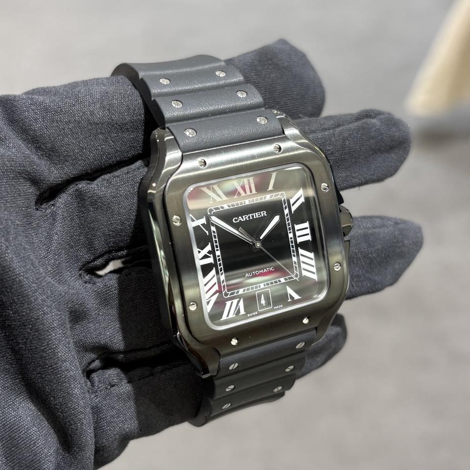 CARTIER SANTOS FULL BLACK
