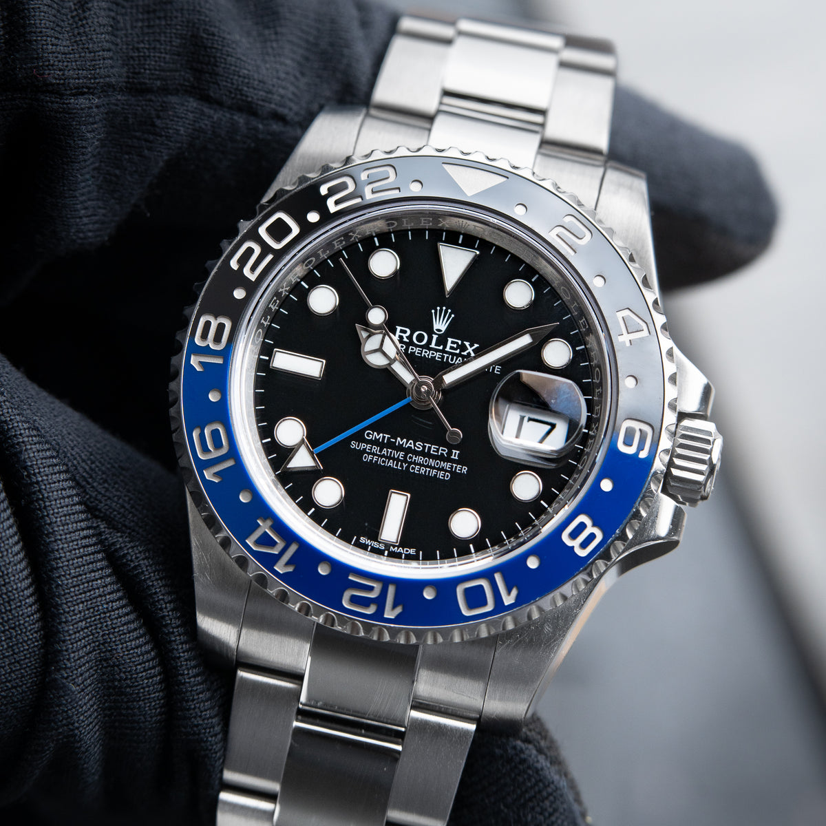 ROLEX GMT MASTER II BATMAN