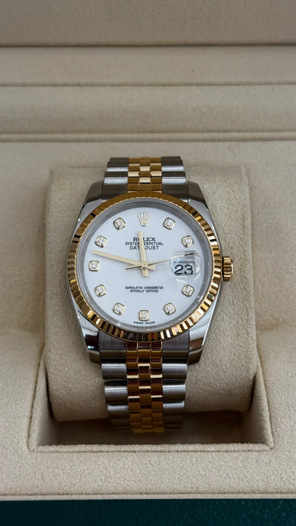 ROLEX DATEJUST JUBILEE ACCIAIO & ORO DIAMOND