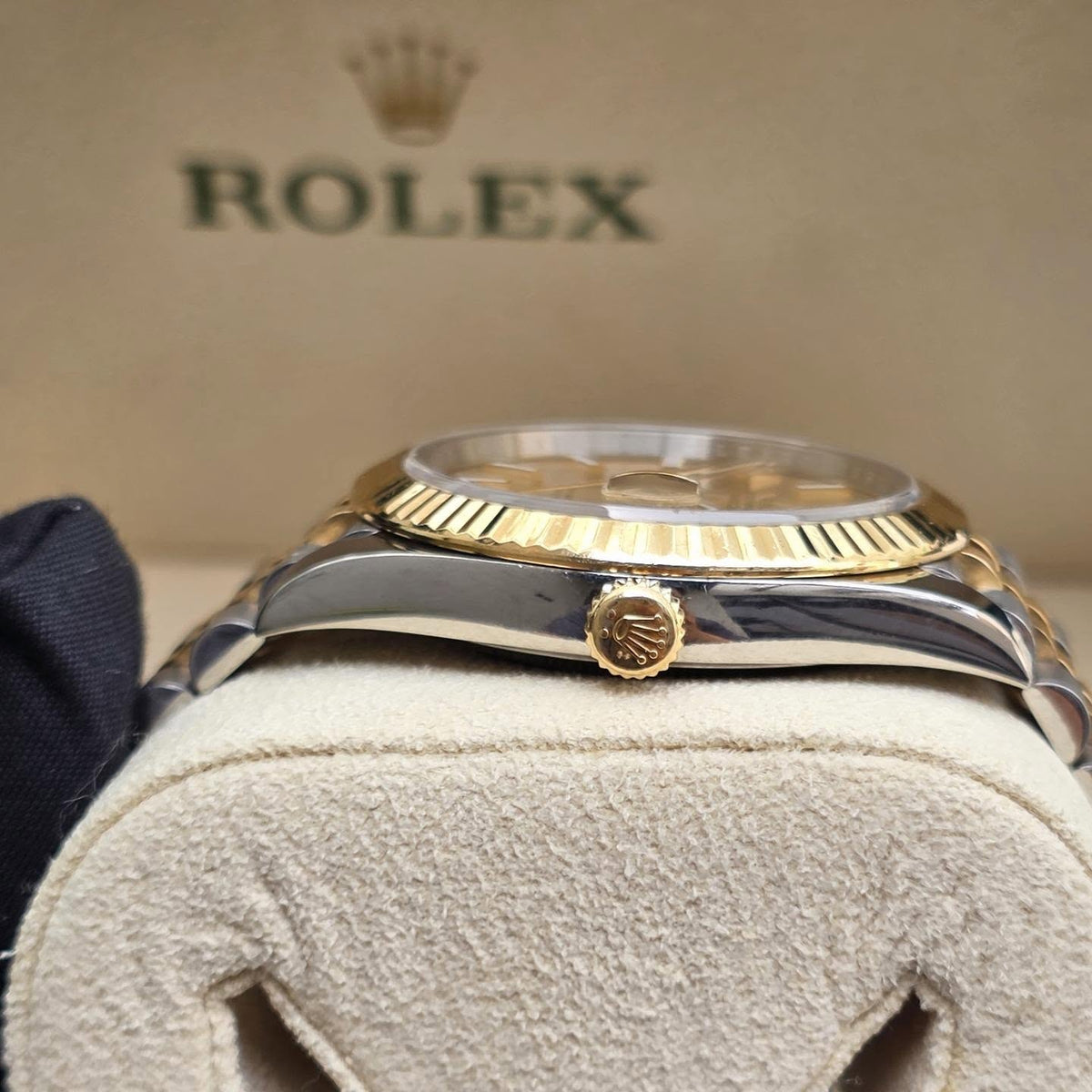 ROLEX DATEJUST JUBILEE CHAMPAGNE