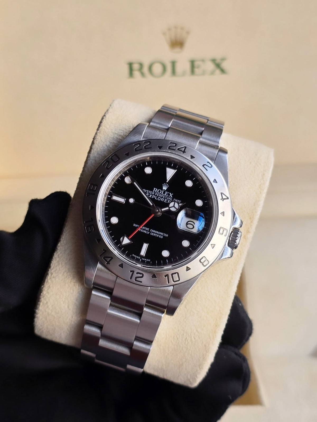 ROLEX EXPLORER II DATE BLACK