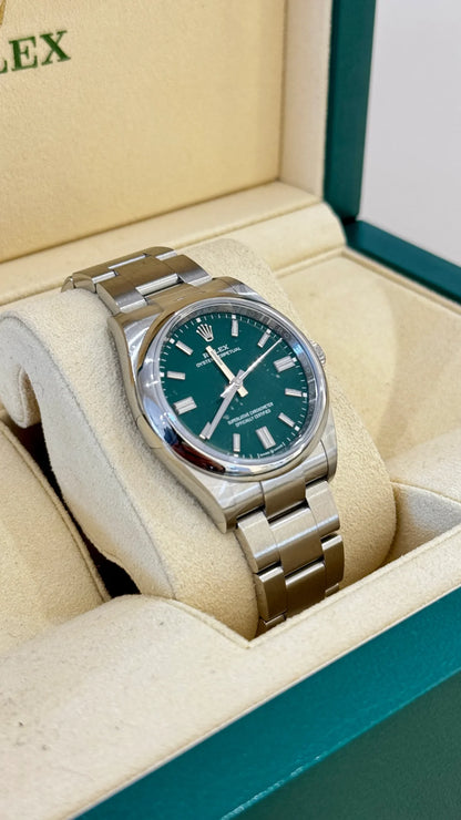ROLEX OYSTER PERPETUAL GREEN