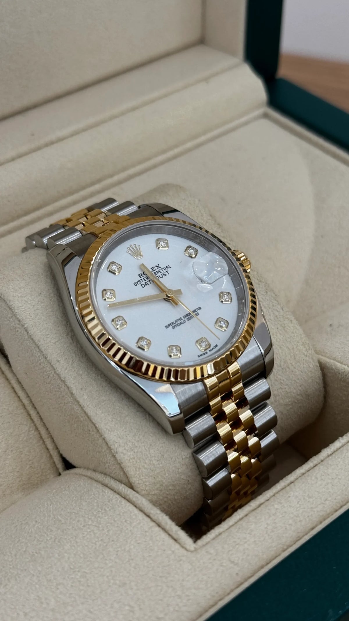 ROLEX DATEJUST JUBILEE ACCIAIO & ORO DIAMOND