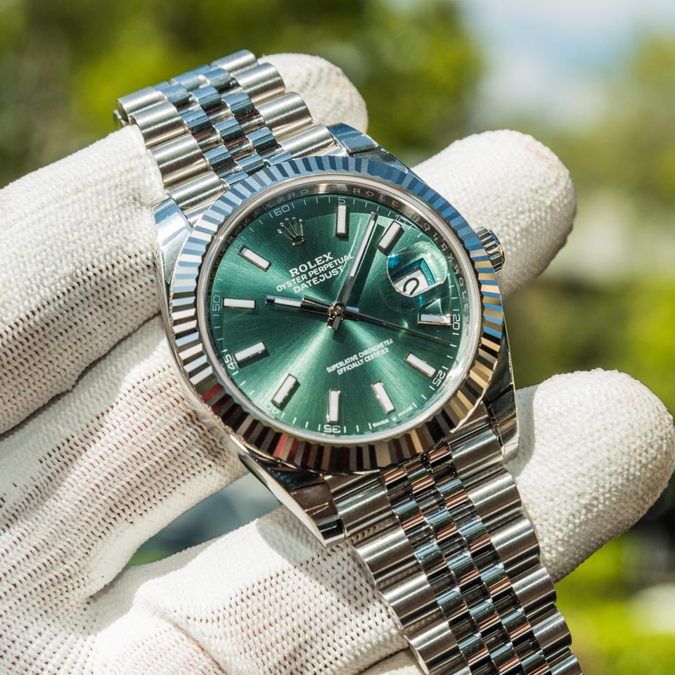 ROLEX DATEJUST JUBILEE MINT GREEN