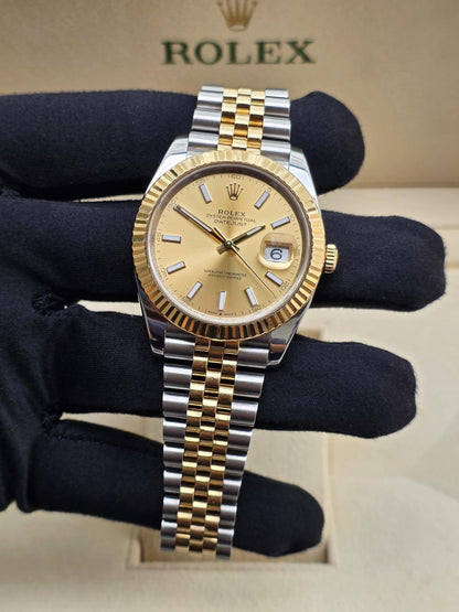 ROLEX DATEJUST JUBILEE CHAMPAGNE