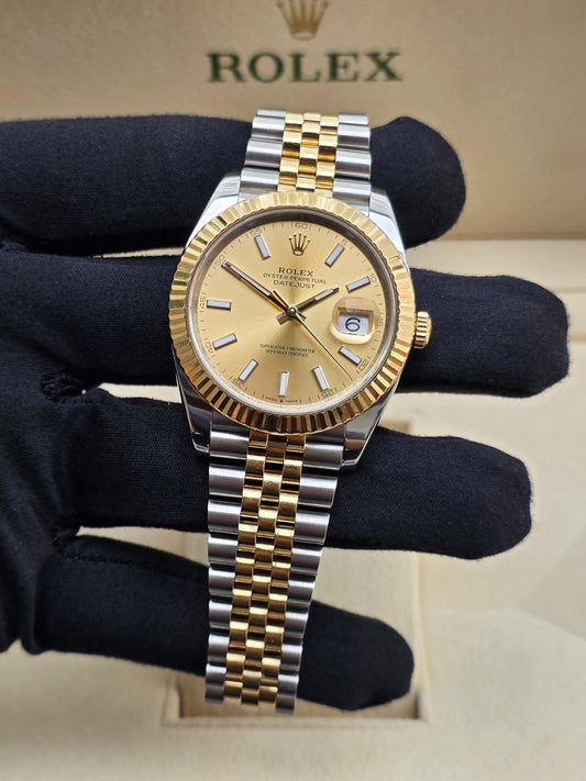 ROLEX DATEJUST JUBILEE CHAMPAGNE