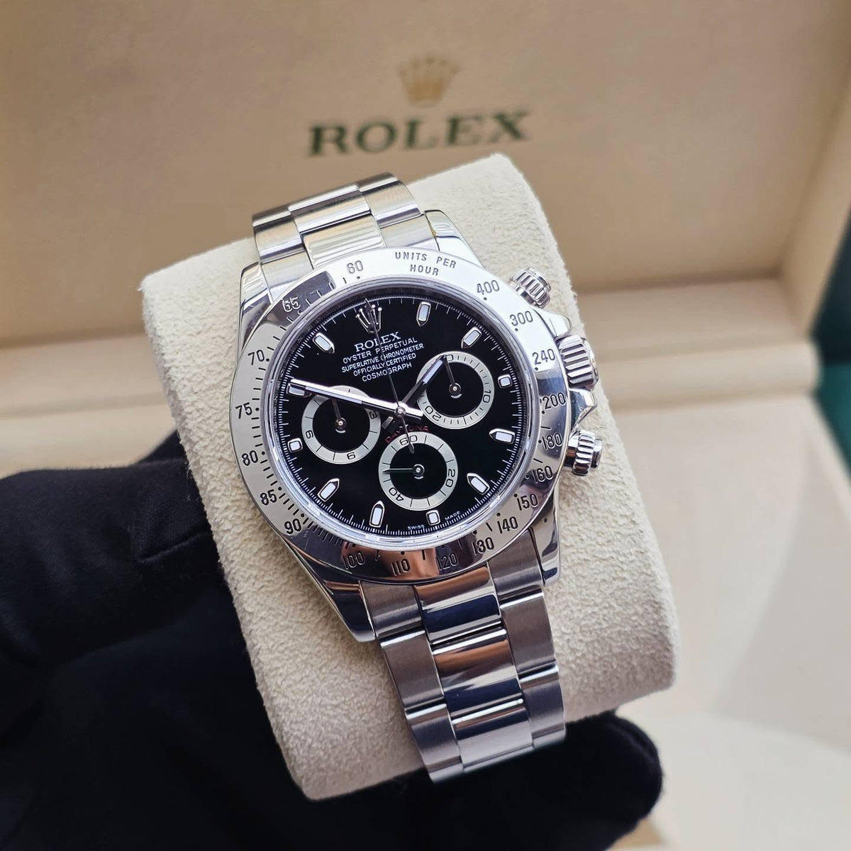 ROLEX DAYTONA BLACK DIAL