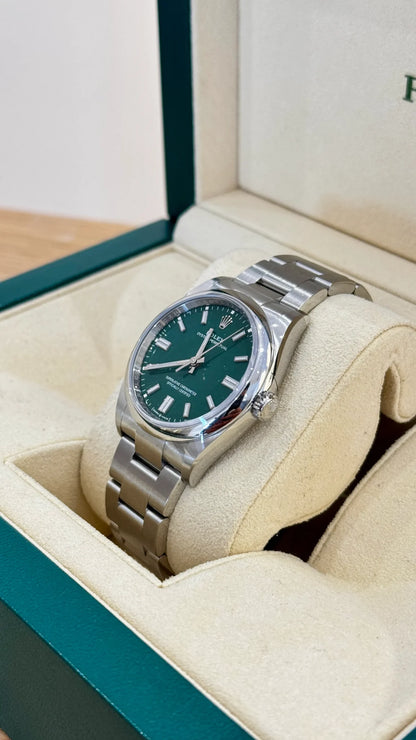 ROLEX OYSTER PERPETUAL GREEN