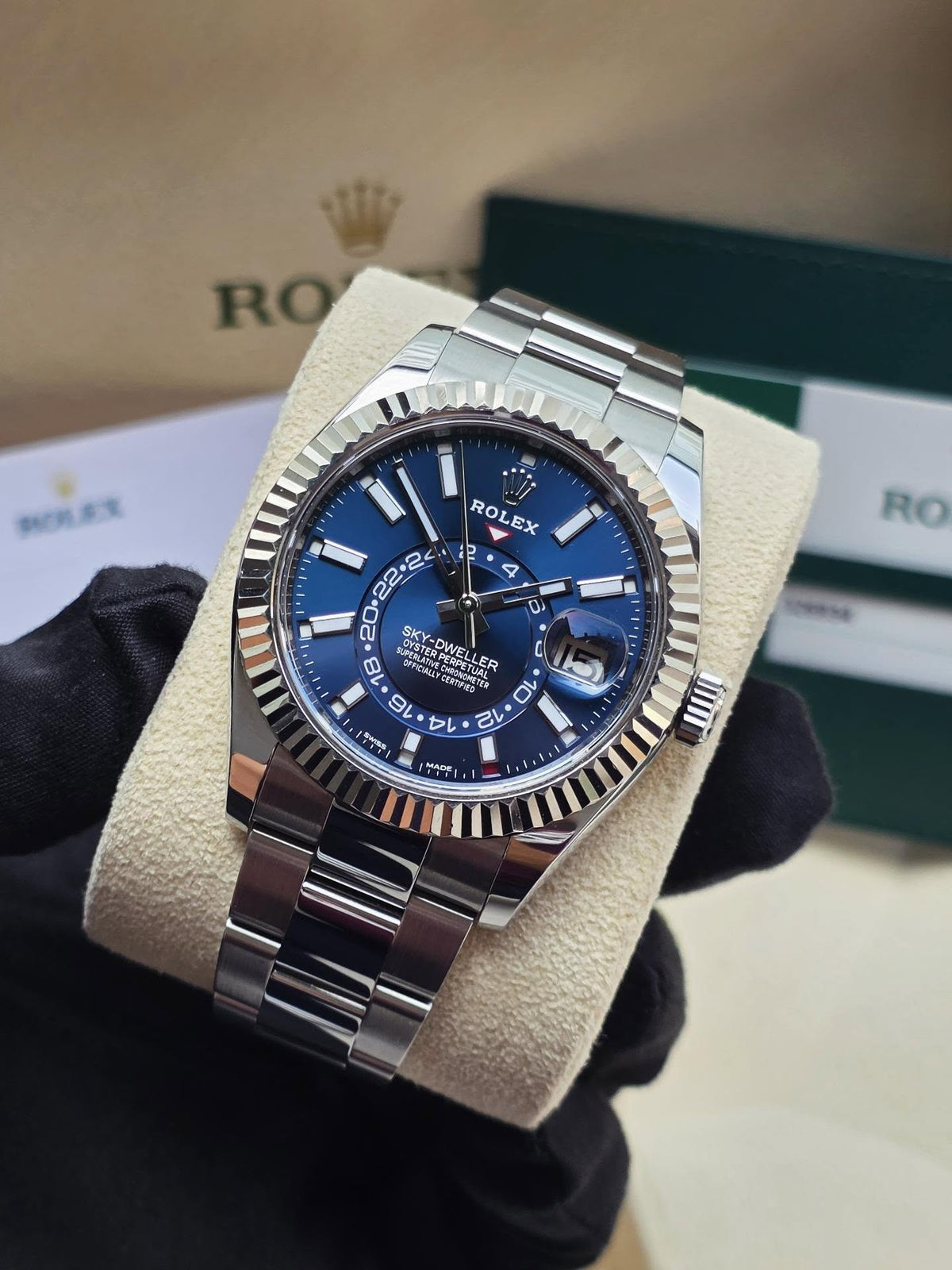 ROLEX SKY-DWELLER BLUE