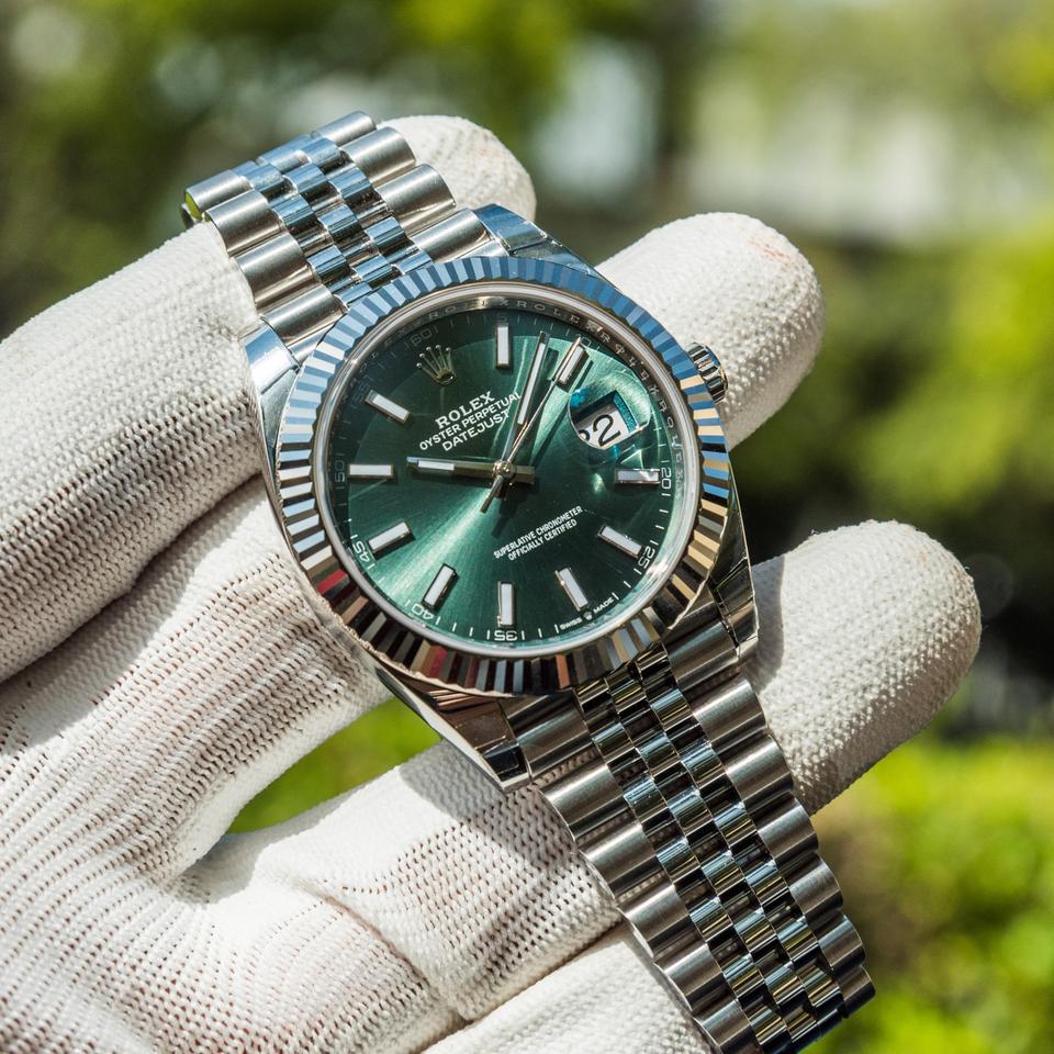 ROLEX DATEJUST JUBILEE MINT GREEN