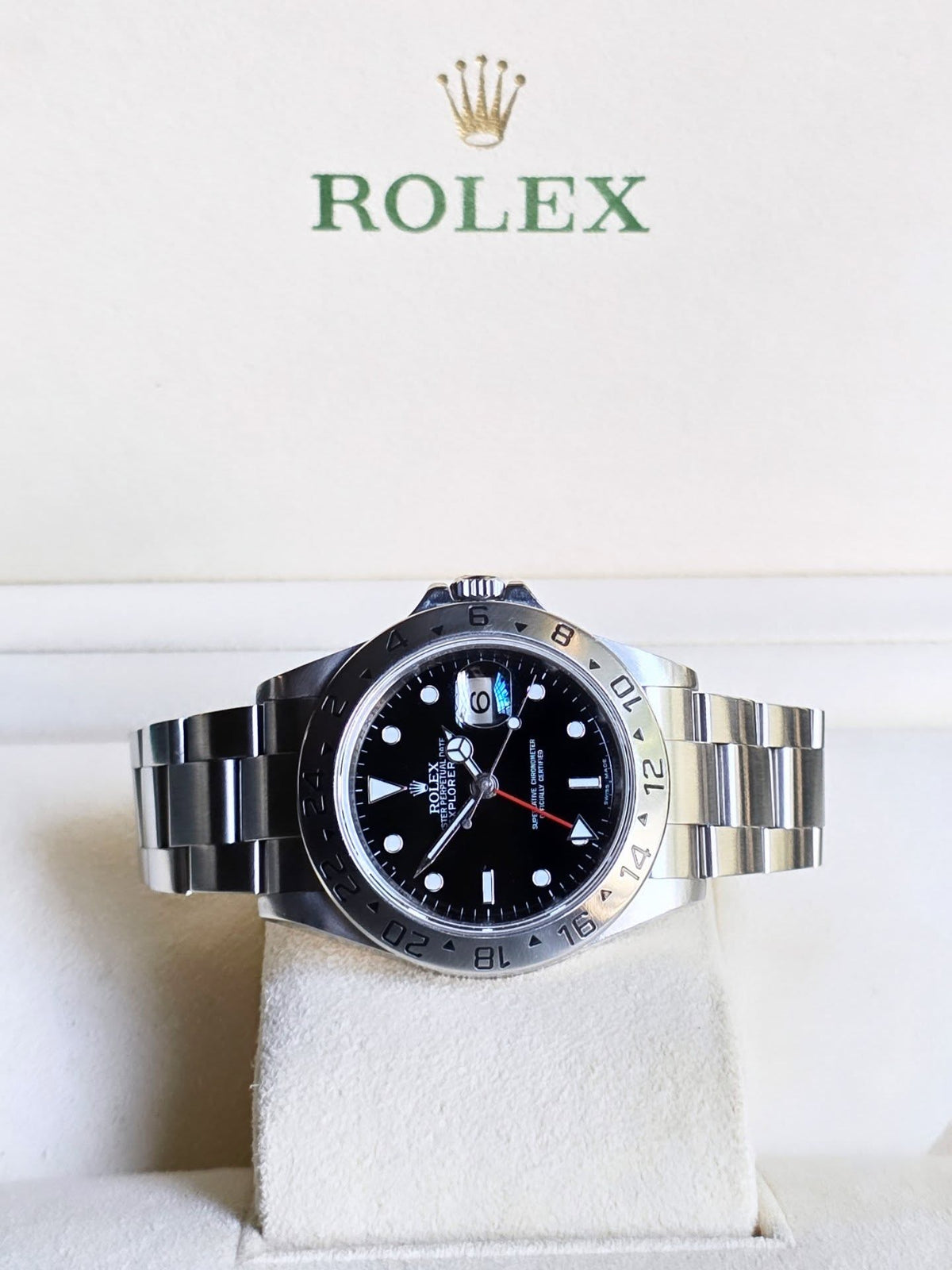 ROLEX EXPLORER II DATE BLACK