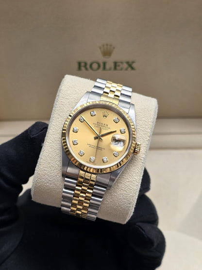 ROLEX DATEJUST JUBILÈE GOLD DIAMOND