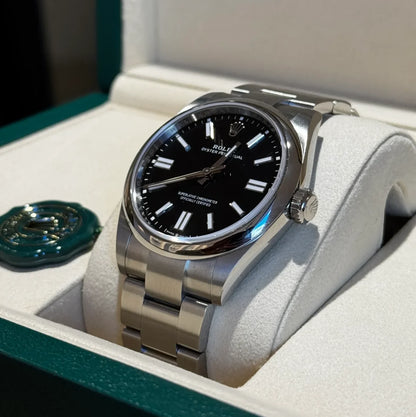 ROLEX OYSTER PERPETUAL BLACK DIAL