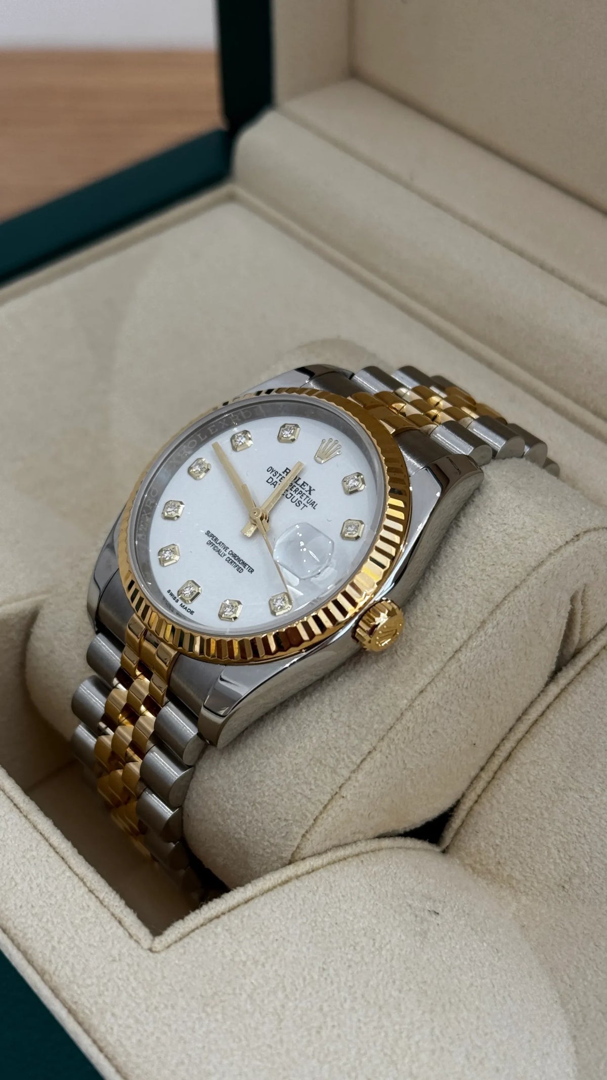 ROLEX DATEJUST JUBILEE ACCIAIO & ORO DIAMOND