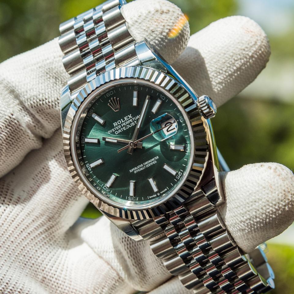 ROLEX DATEJUST JUBILEE MINT GREEN