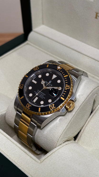 ROLEX SUBMARINER GOLD & BLACK