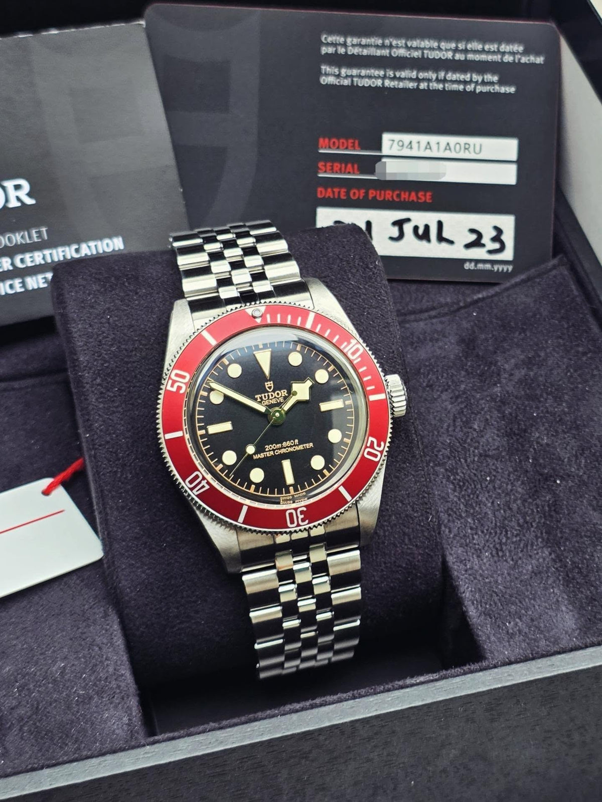 TUDOR BLACK BAY 41MM BRACCIALE JUBILEE