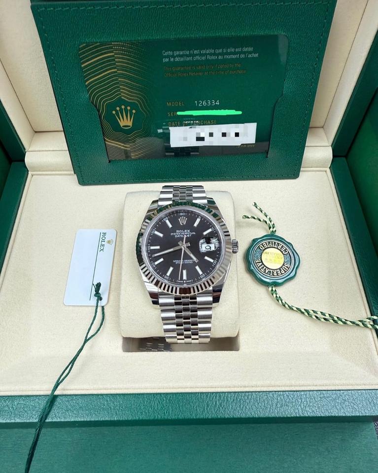 ROLEX DATEJUST JUBILÈE BLACK DIAL