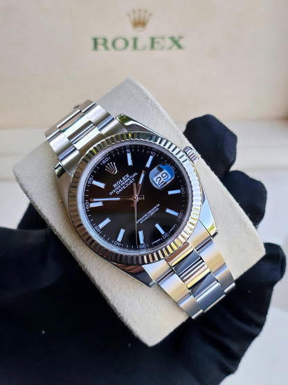 ROLEX DATEJUST OYSTER BLACK