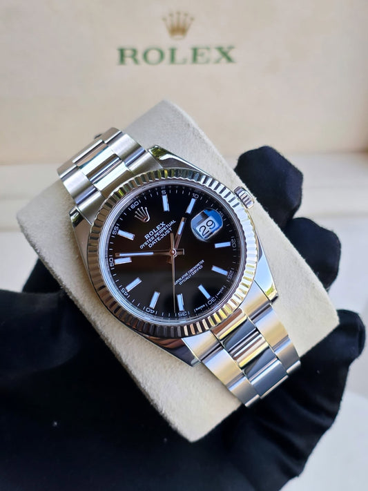 ROLEX DATEJUST OYSTER BLACK
