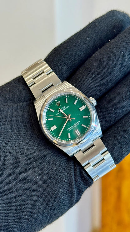 ROLEX OYSTER PERPETUAL GREEN