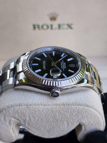ROLEX DATEJUST OYSTER BLACK