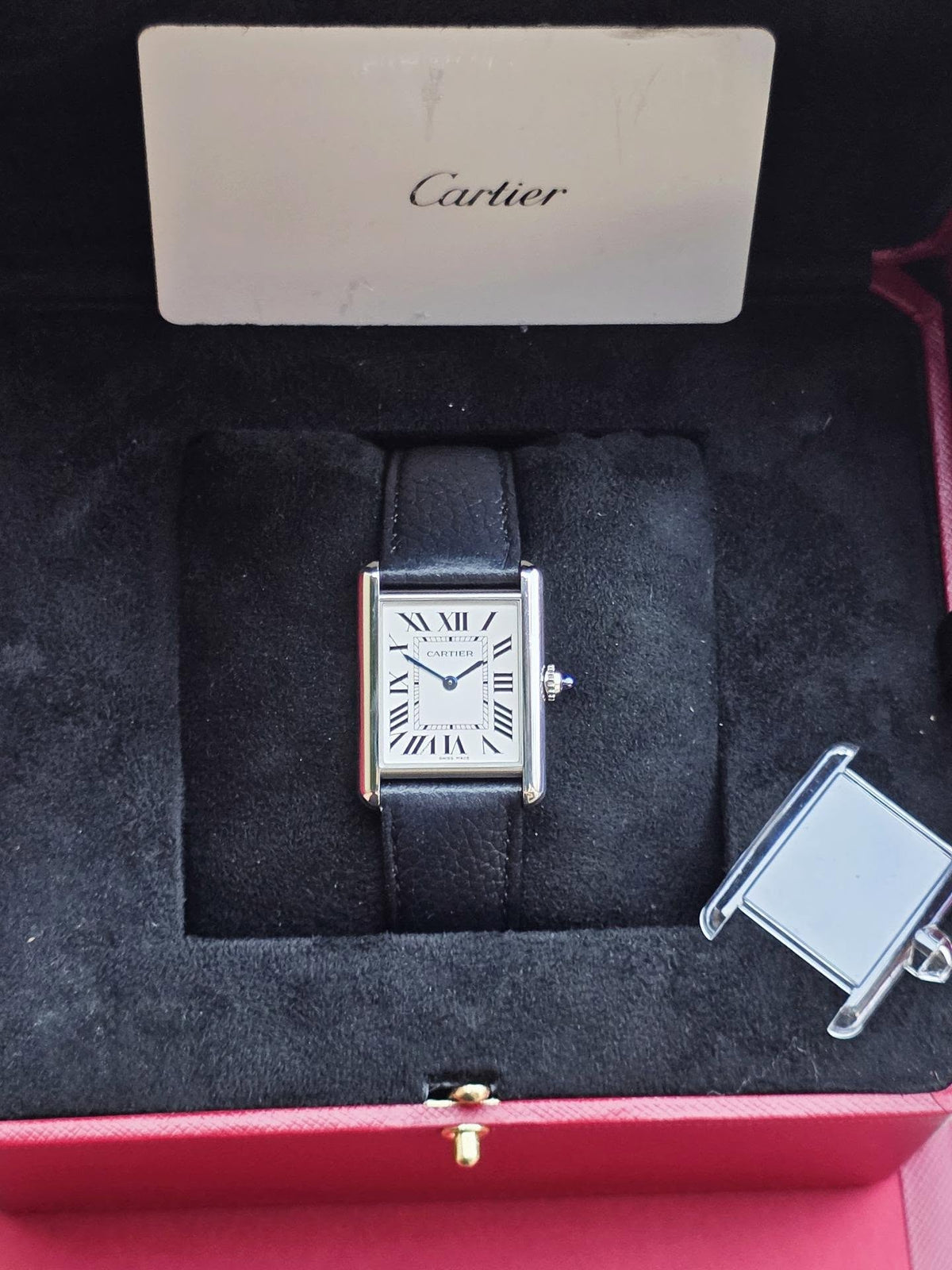 CARTIER MUST TANK BLACK