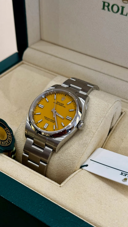 ROLEX OYSTER PERPETUAL YELLOW