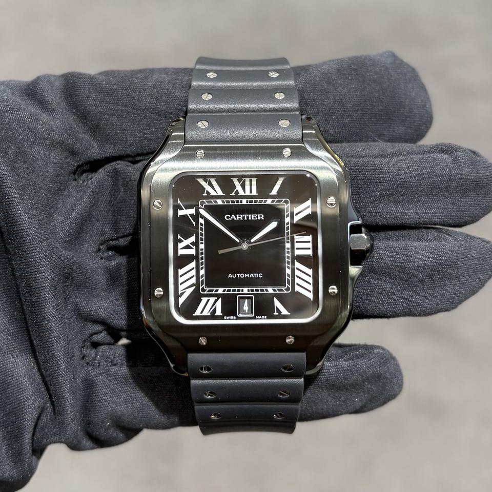 CARTIER SANTOS FULL BLACK