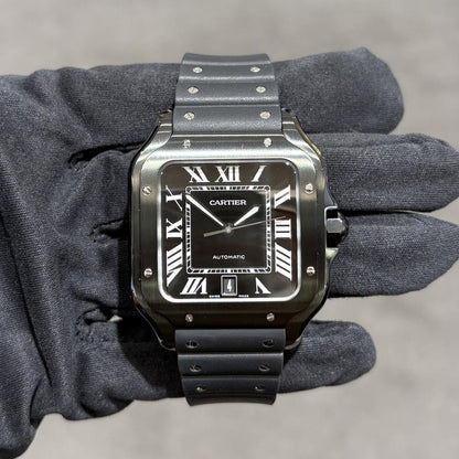 CARTIER SANTOS FULL BLACK